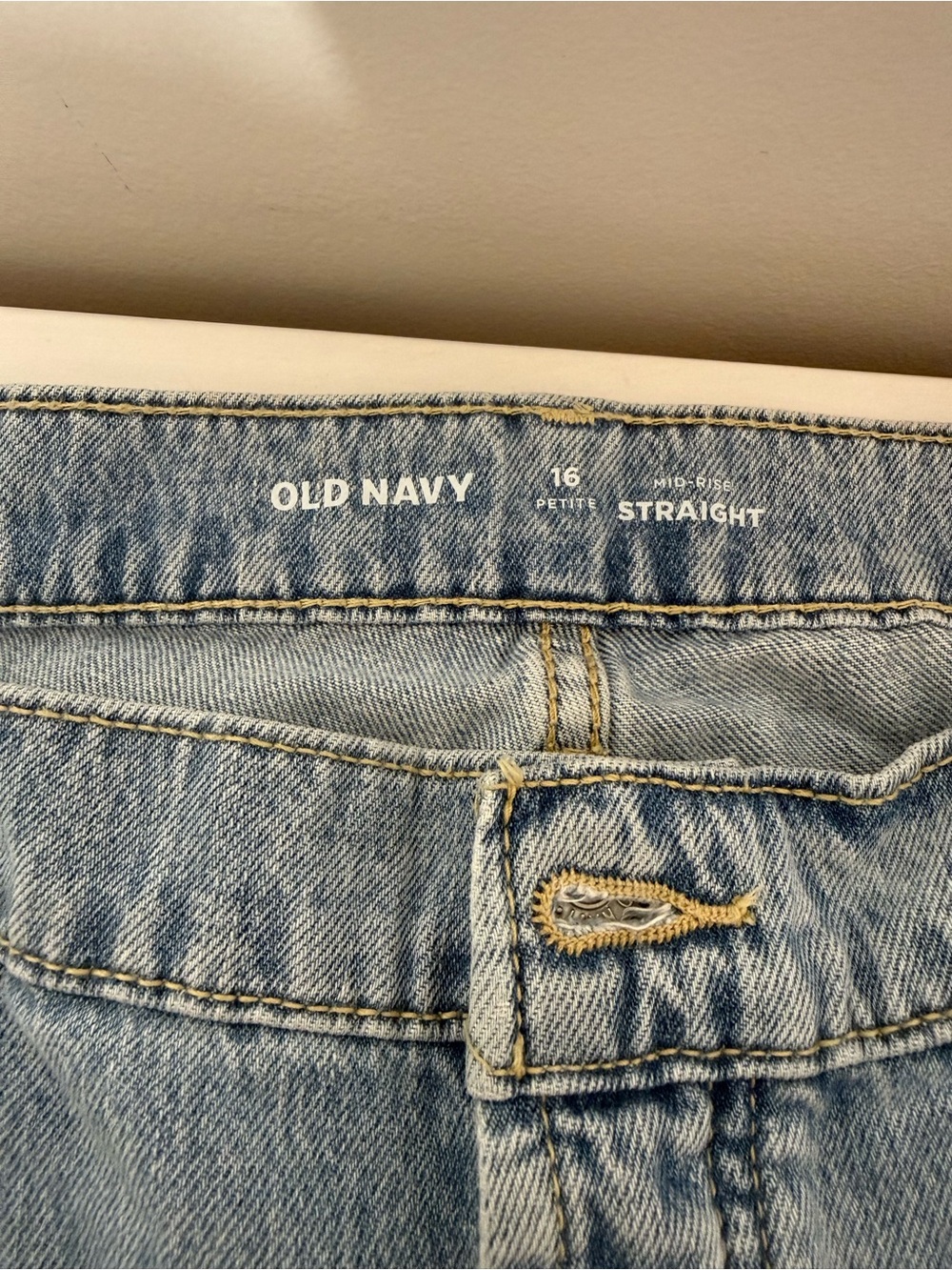 Old Navy Light Blue Straight Jeans - Women's Size 16 Petite